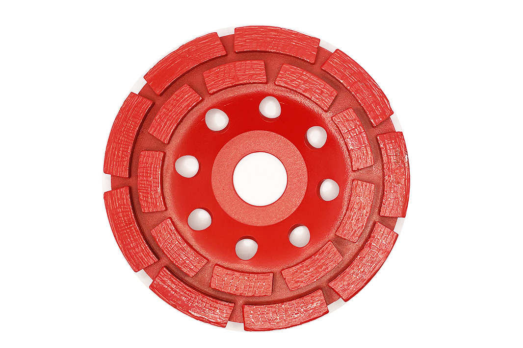 copa diaman roja 4,5"doble segmento