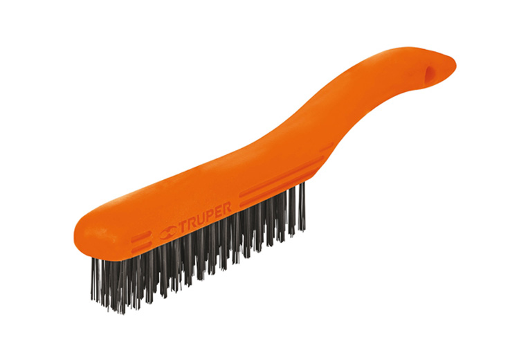 escobilla acero c/mango trupper