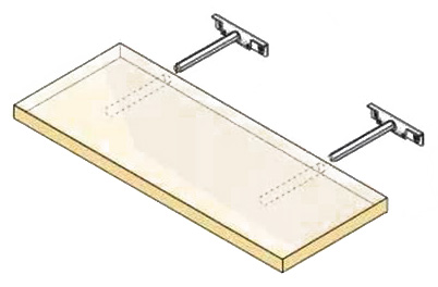 Soporte pilar ranurado