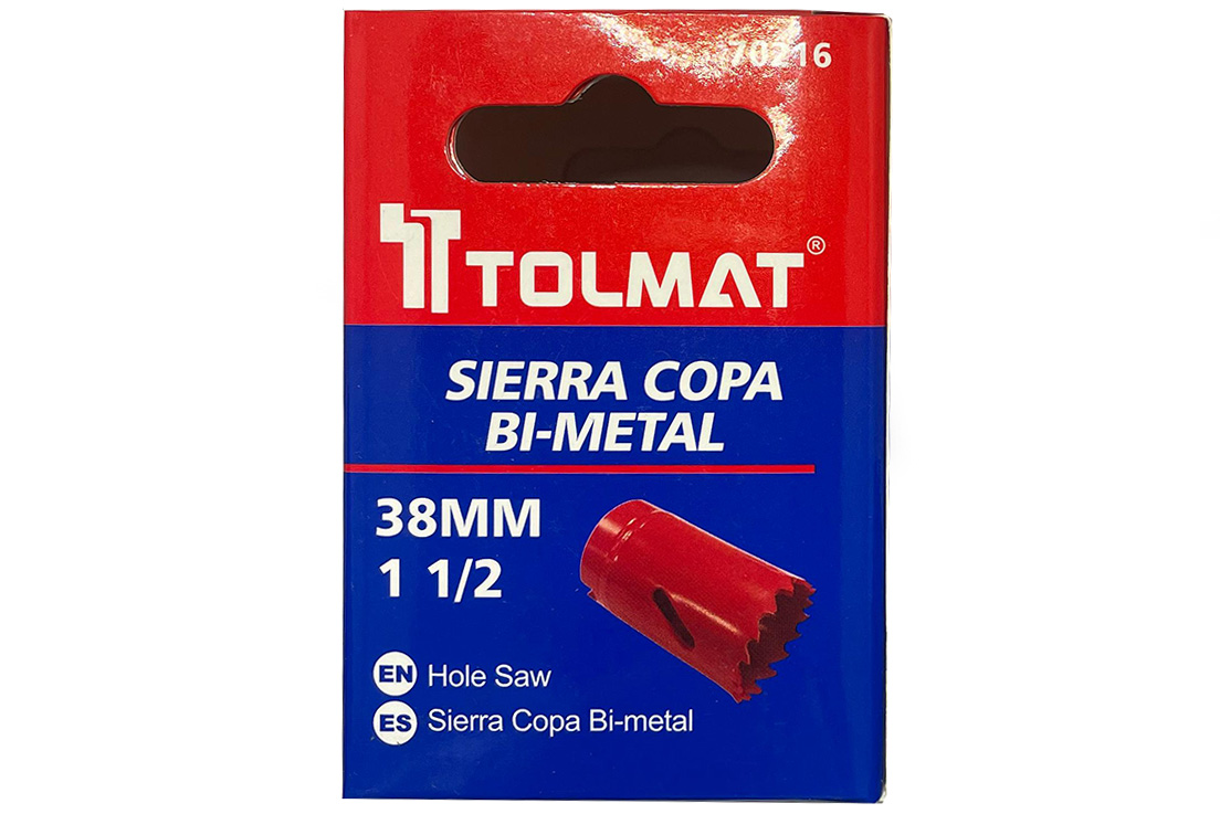 sierra copa  38mm bimetal ligna