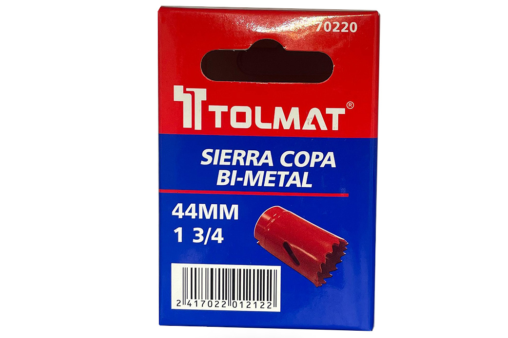 sierra copa  44mm bimetal ligna