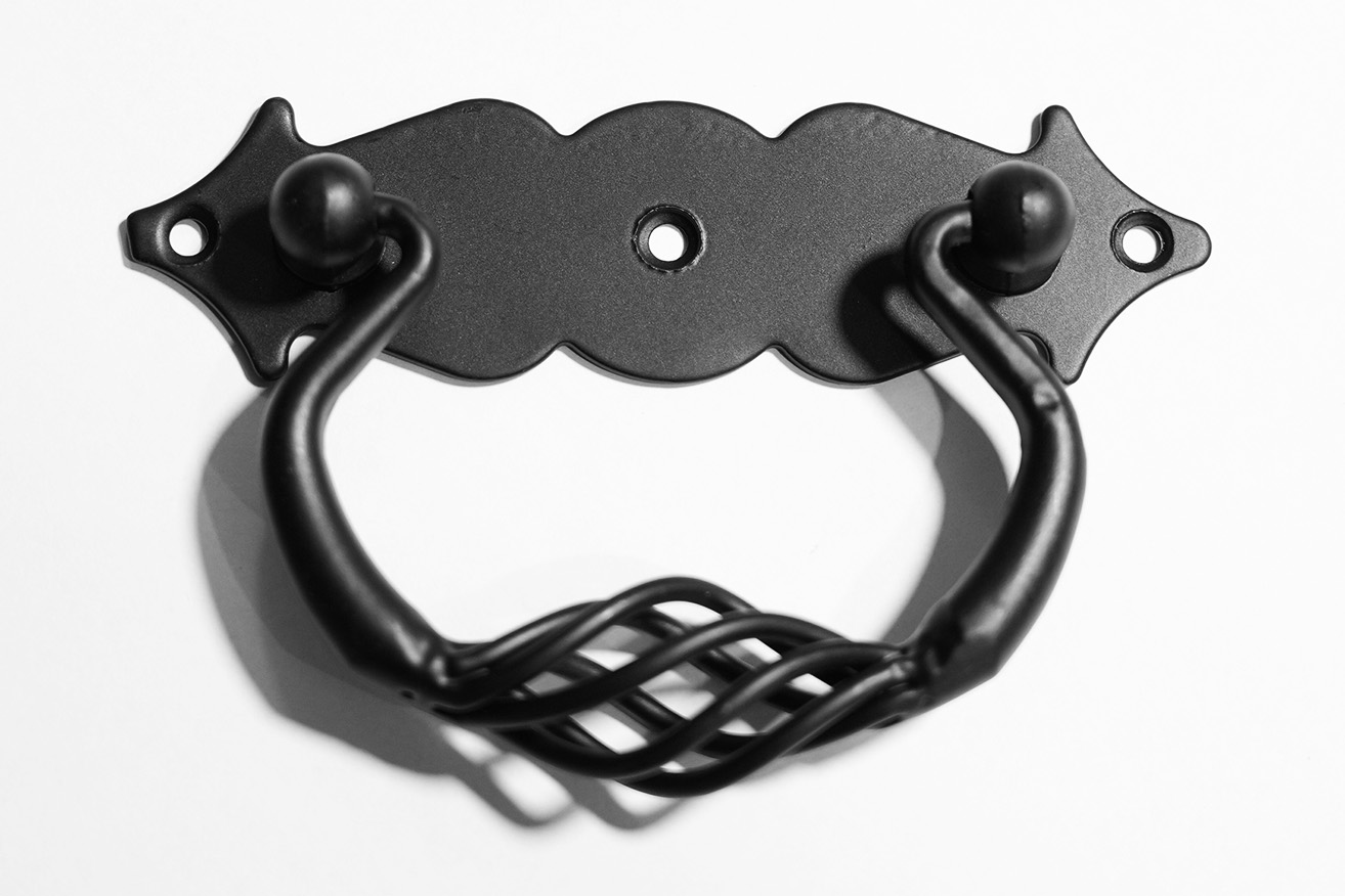 tirador 1006 acero negro