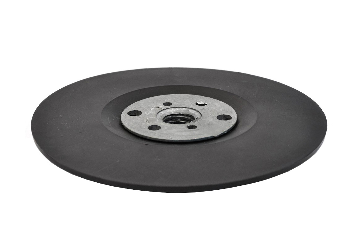 soporte 4,1/2 de goma con hilo