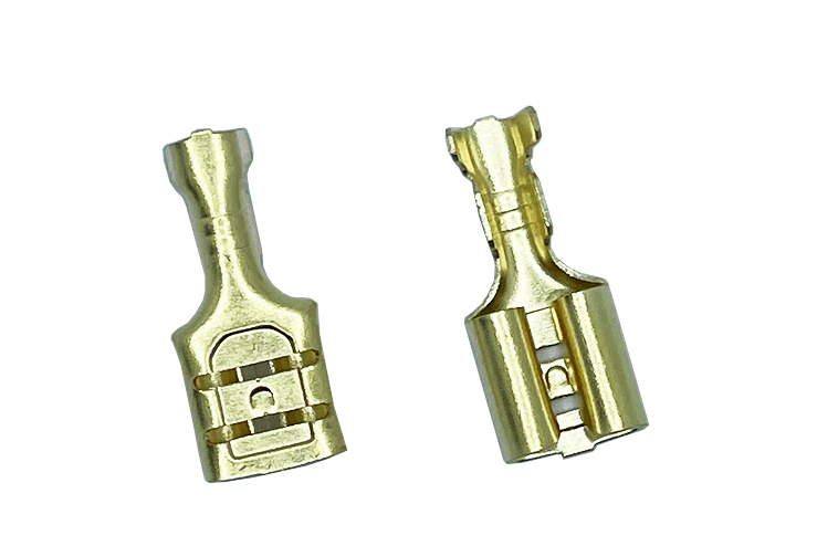 terminal macho - hembra   -bronce-